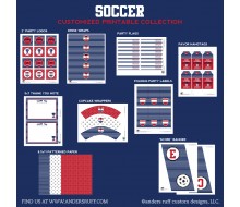 Soccer Birthday Party Printable Collection