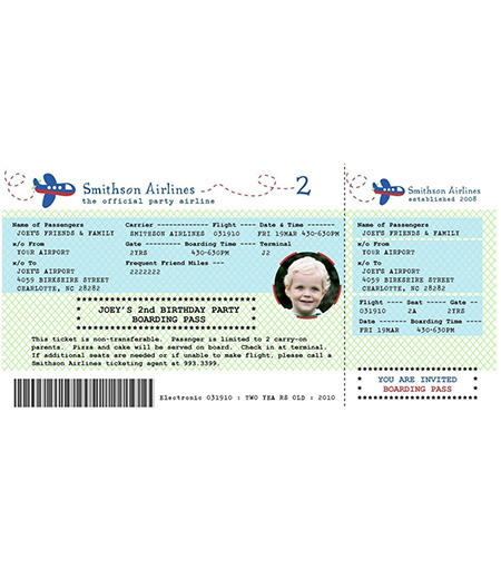 Transportation Birthday Party Printable Passport Invitation - Planes,  Trains and Automobiles