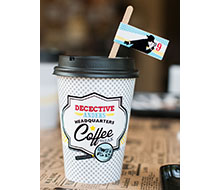 Detective Party Printable Coffee Cup Wrap 