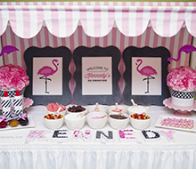 Flamingo Pink Party Printables Collection