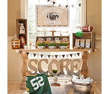 Vintage Football Party Printable Full Collection - Instant Download