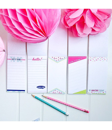 Printed Notepads - To Do List, Lovely Ideas, A Note From, Grocery Lists - 6 different page designs