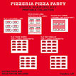 Pizzeria Pizza Party Printable Pizza Making Set