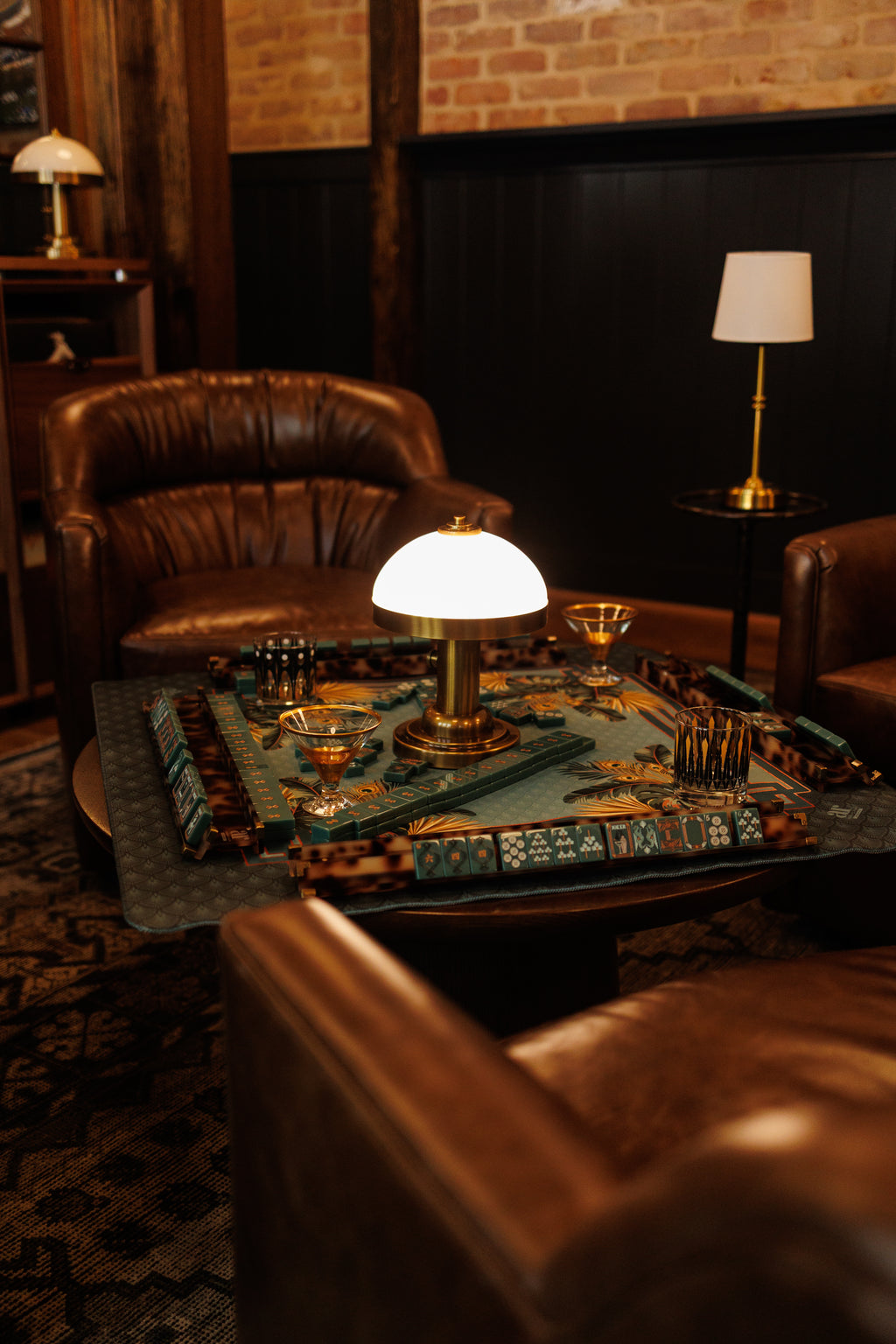 Green Light Gatsby Mahjong Tile Set
