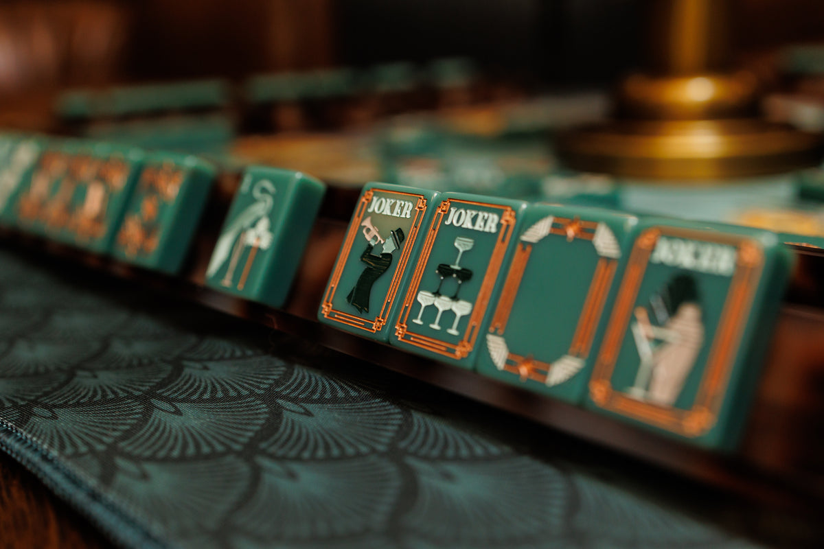 Green Light Gatsby Mahjong Tile Set