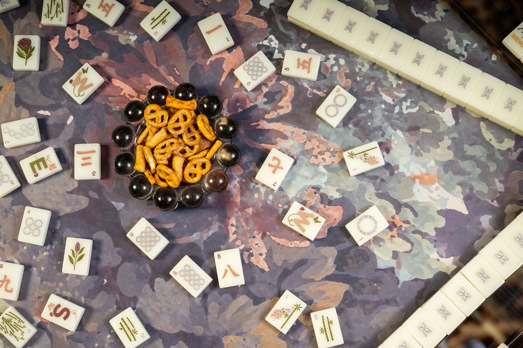 Brownstone Bloom Mahjong Mat