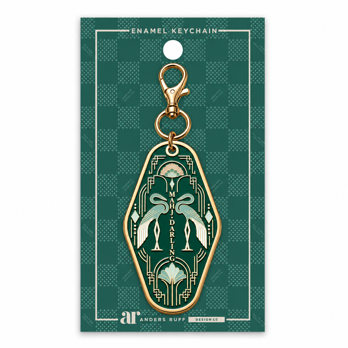 Mahjong Darling Keychain Charm
