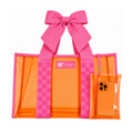 The Tinted Tote - Orange & Pink