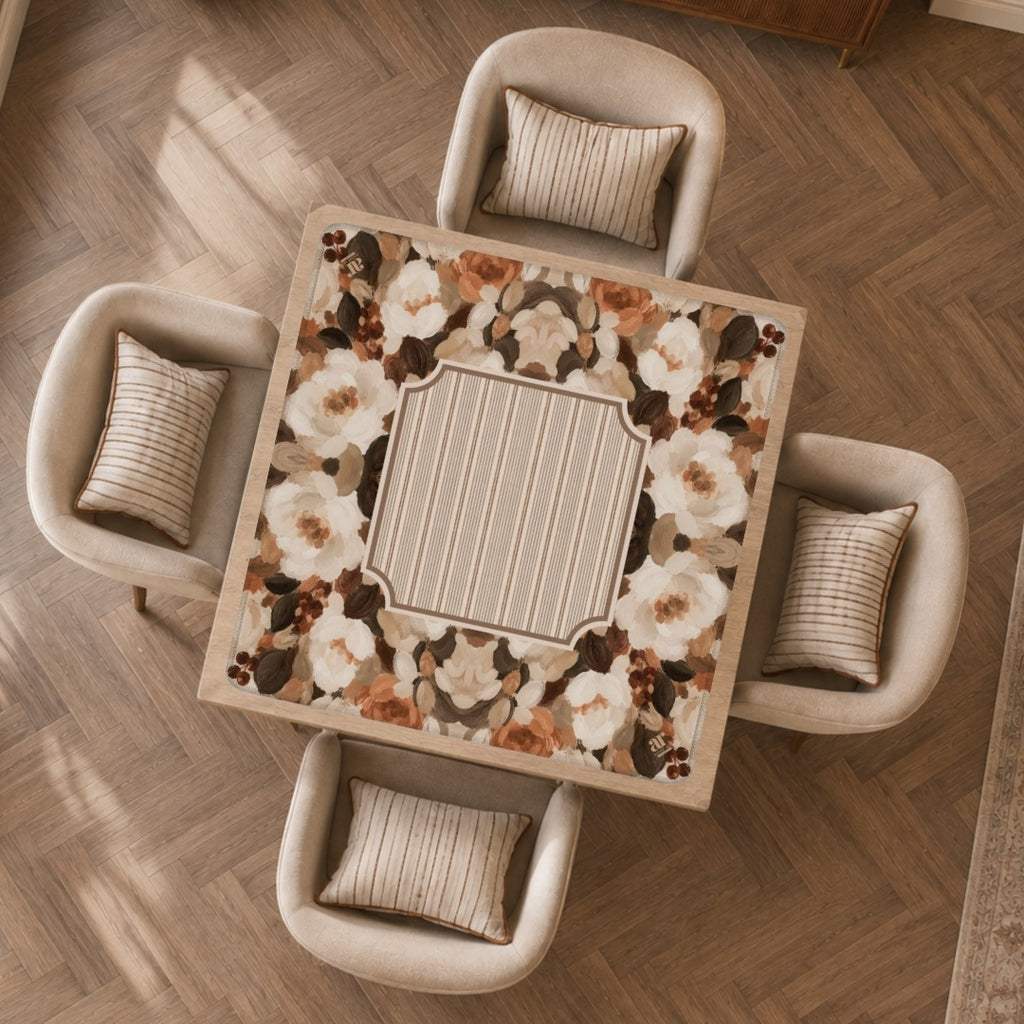 Autumn Bloom Mahjong Mat