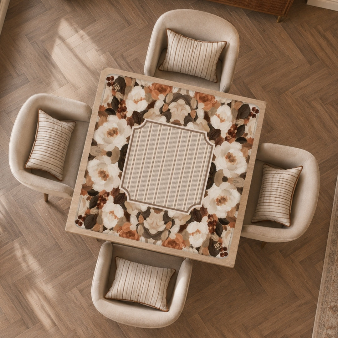 Autumn Bloom Mahjong Mat