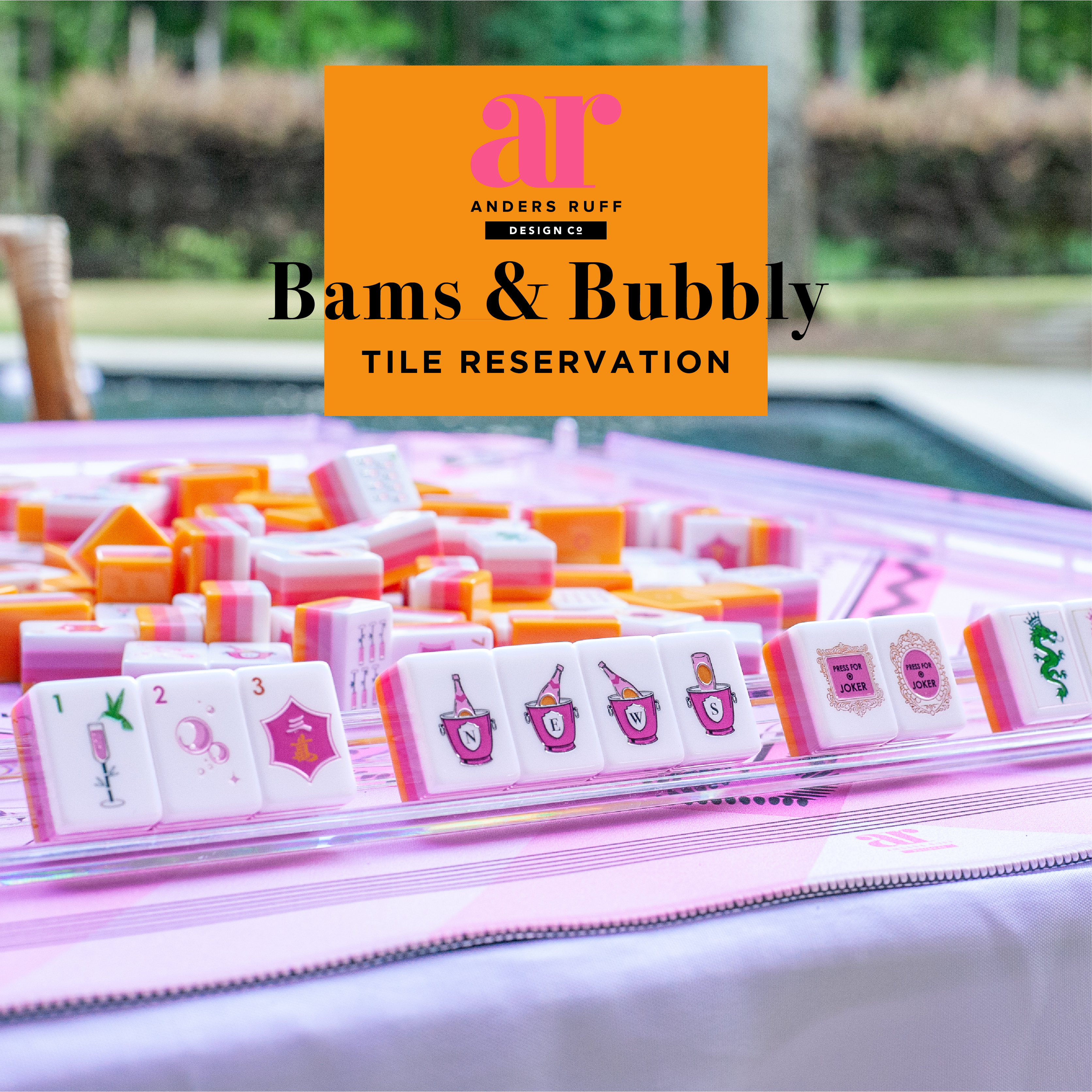 Bams & Bubbly Mahjong Tiles - PREORDER