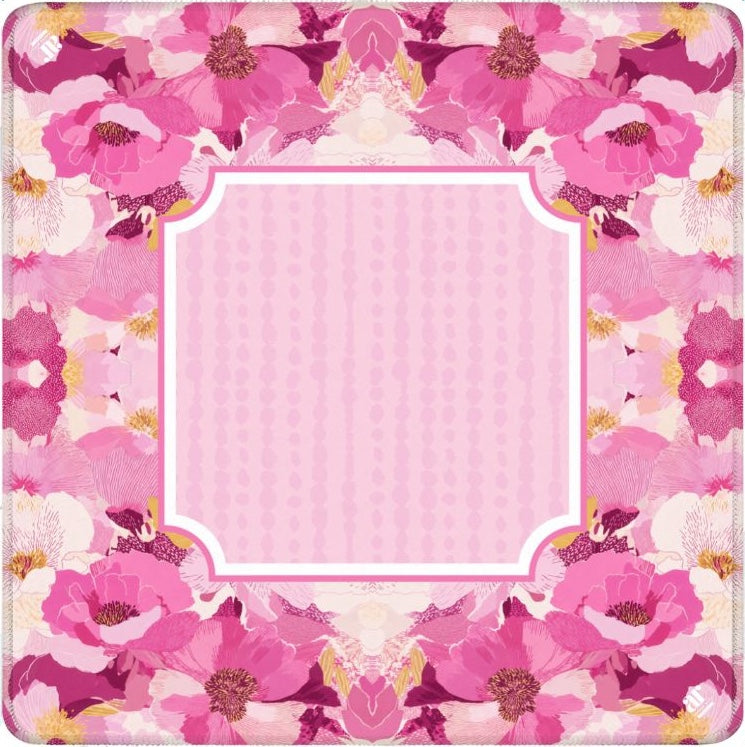 Blushing Blooms Mahjong Mat