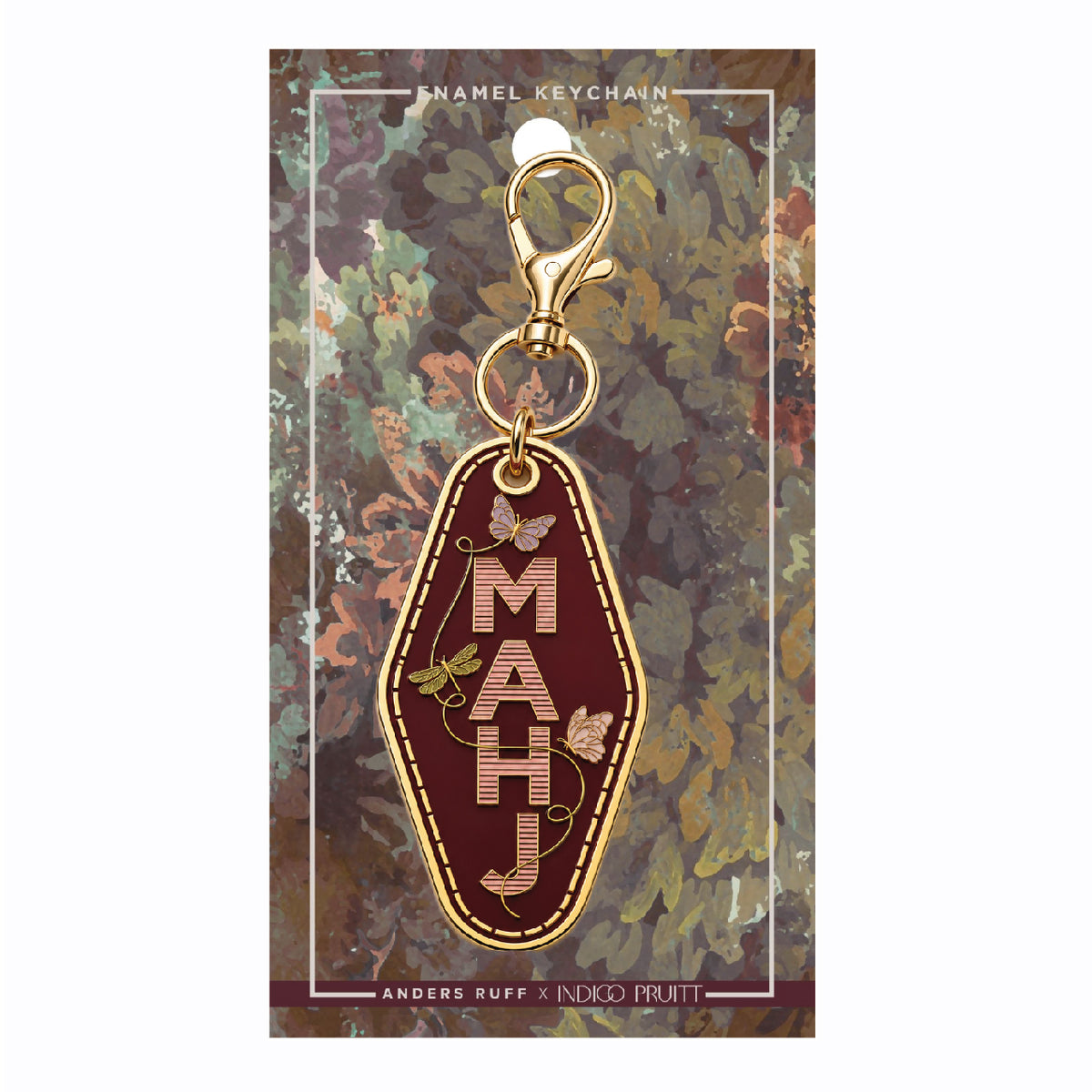 Brownstone Bloom Keychain Charm