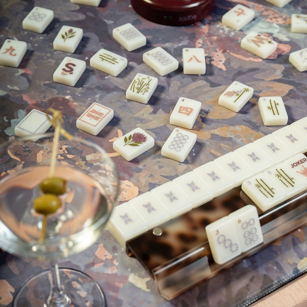 Brownstone Bloom Mahjong Mat