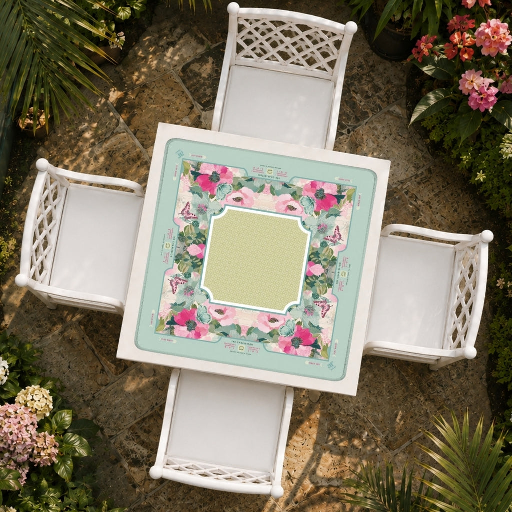 Butterflies & Blooms Mahjong Mat