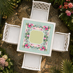 Butterflies & Blooms Mahjong Mat