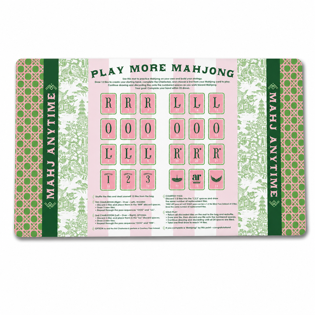 Cabana Royale Solo Play Mahjong Mat
