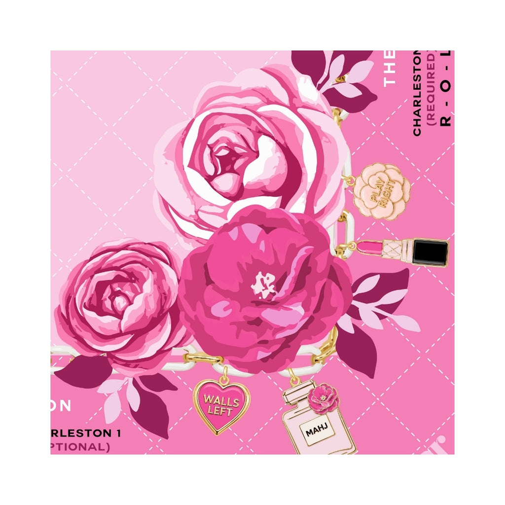 Charming Blooms Mahjong Mat