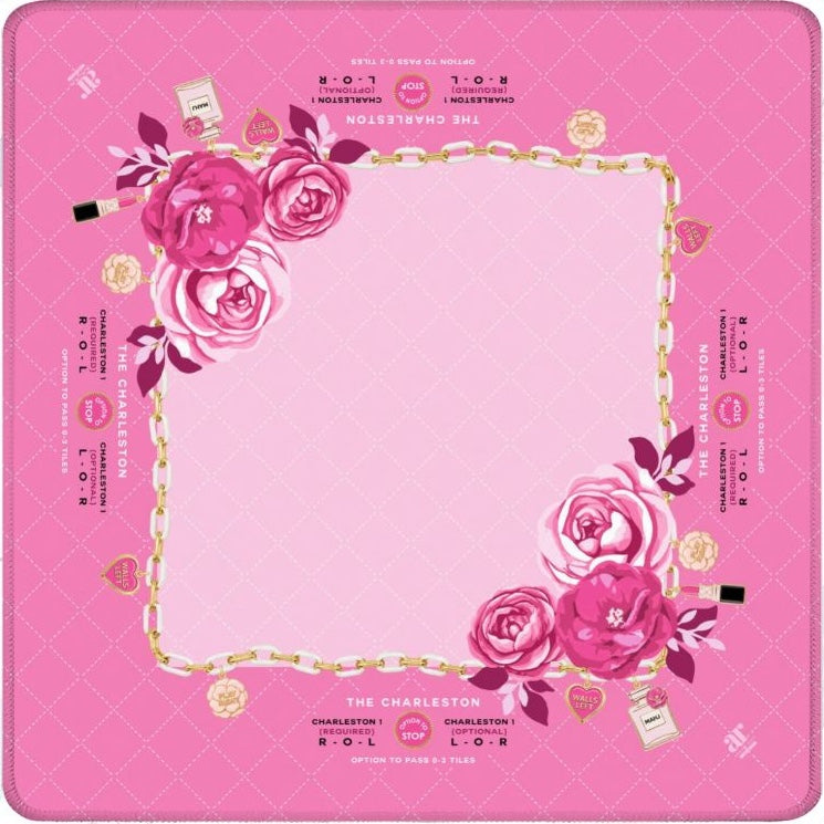 Charming Blooms Mahjong Mat