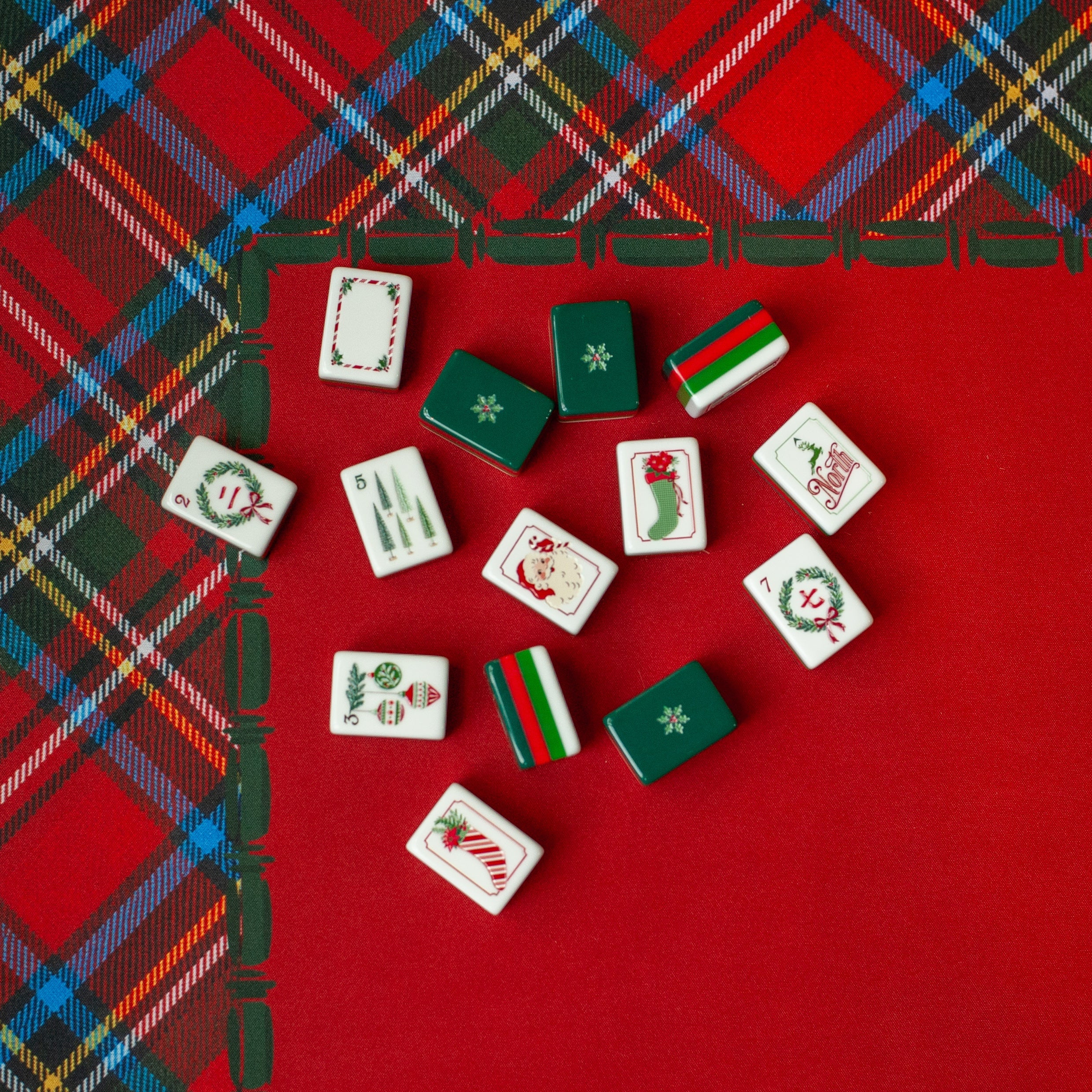 Tartan Tidings Mahjong Mat