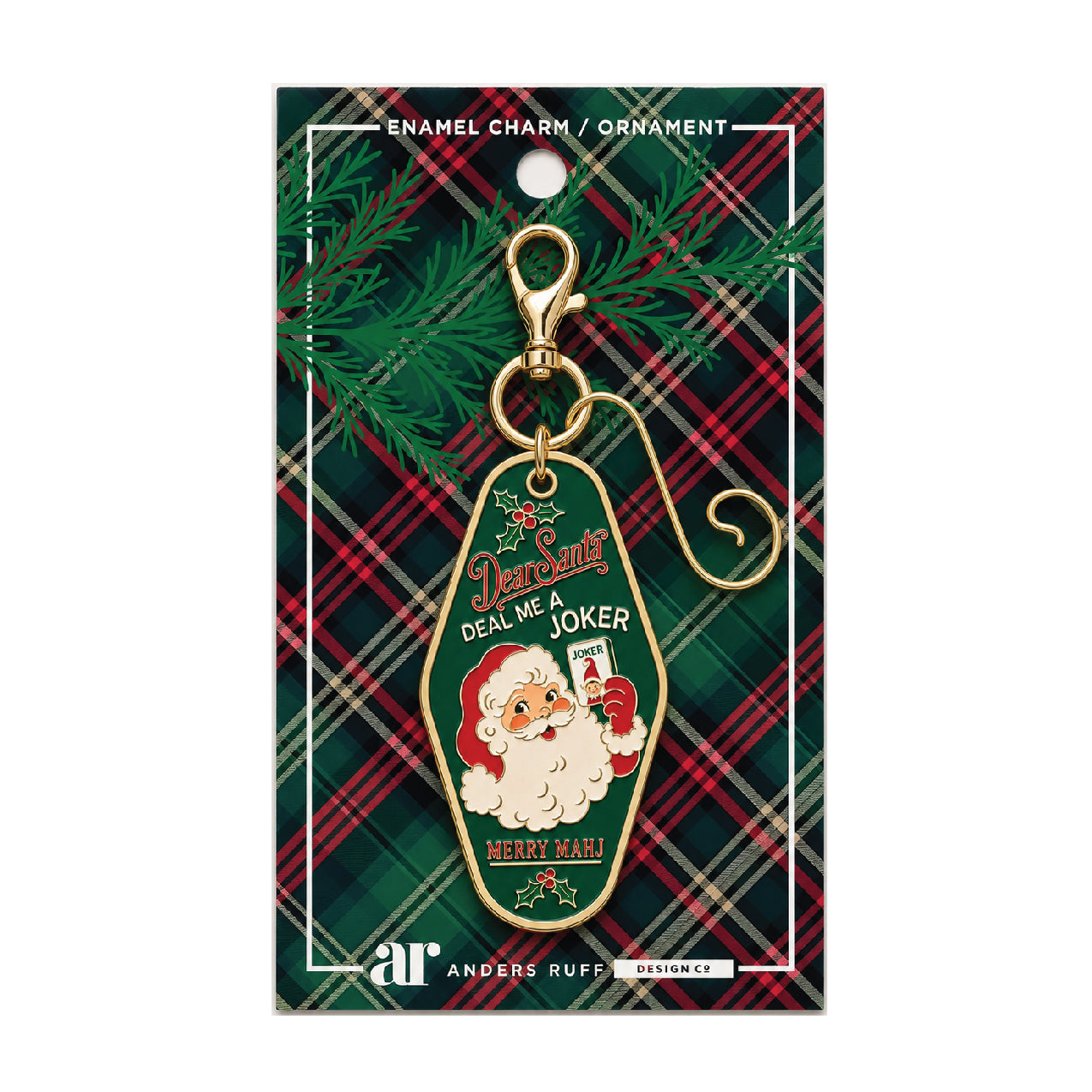 Dear Santa Keychain Charm & Ornament