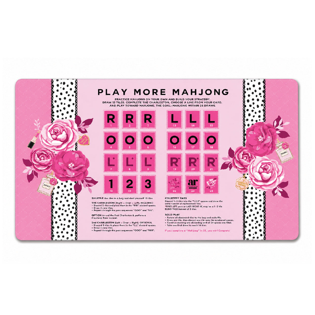 Eau De Mahj Solo Play Mahjong Mat