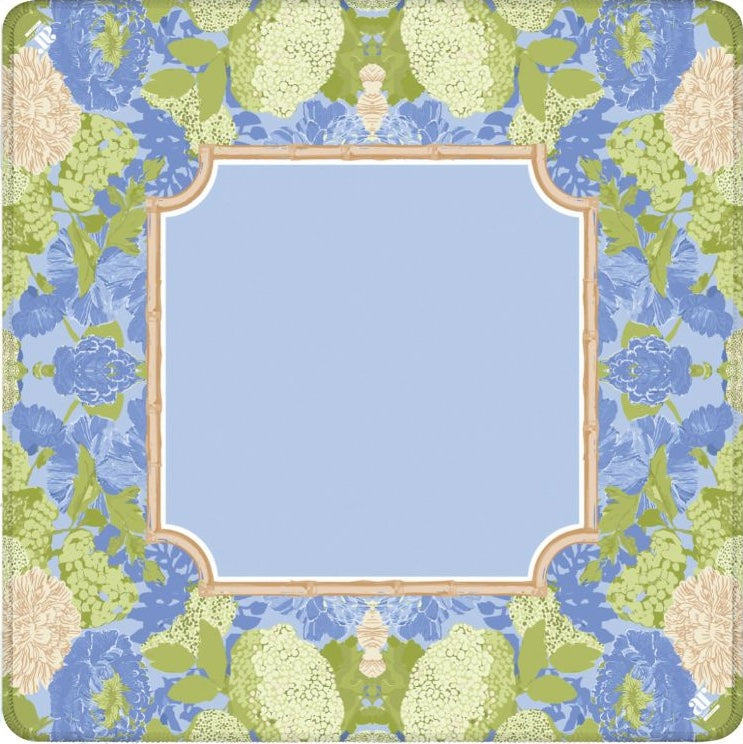 Garden Hydrangea Mahjong Mat