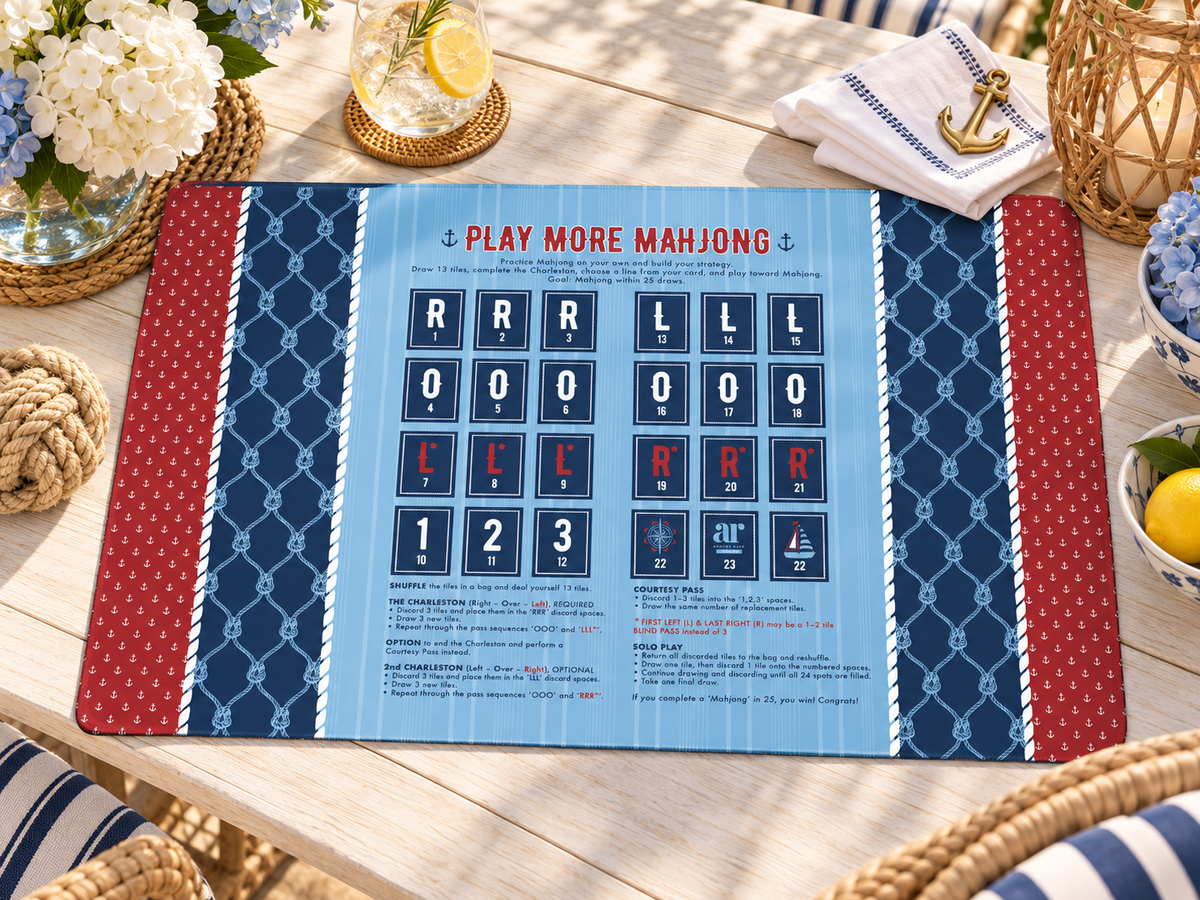 Harbor House Solo Play Mahjong Mat