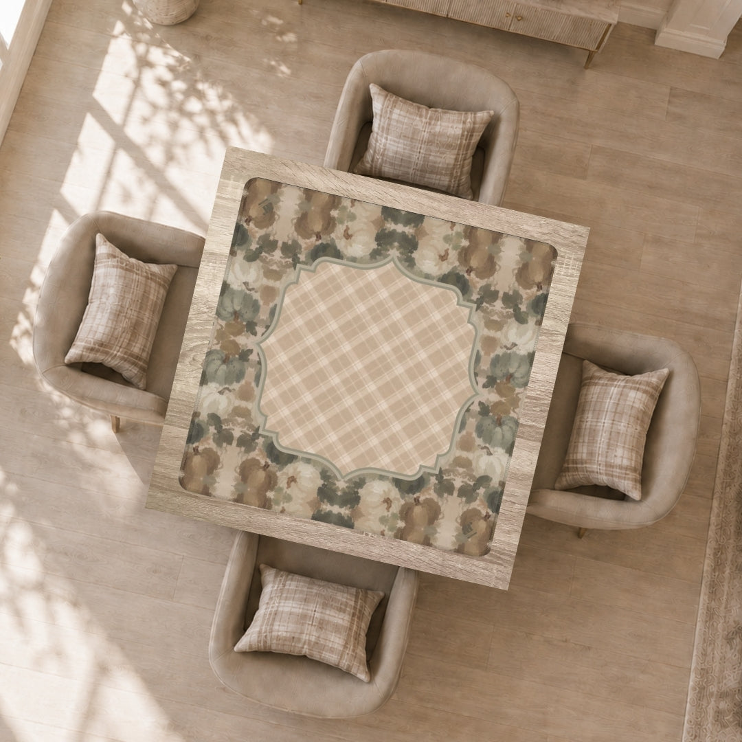 Heirloom Harvest Plaid Mahjong Mat