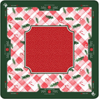 Candy Cane Lane Mahjong Mat