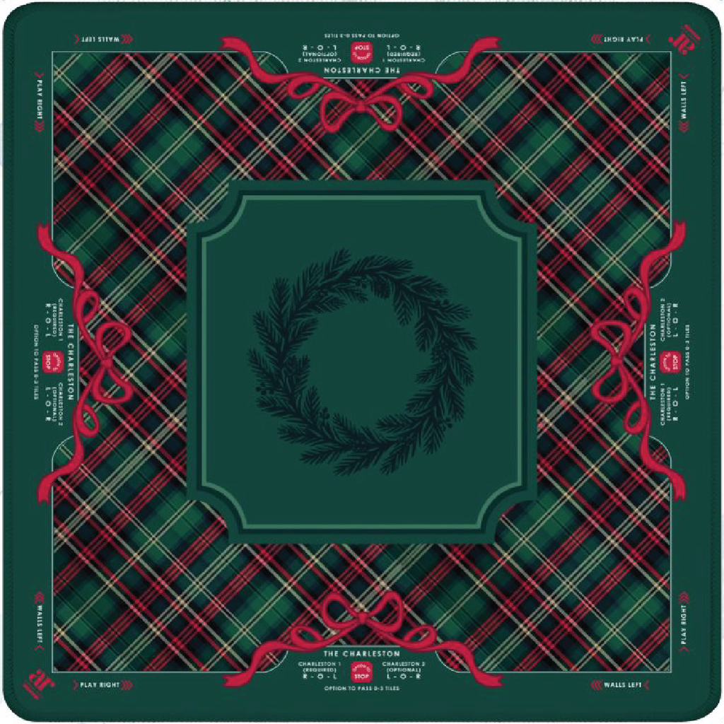 Evergreen & Tartan Mahjong Mat