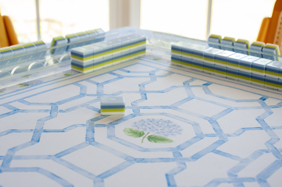 The House of Hydrangea Mahjong Tile Set