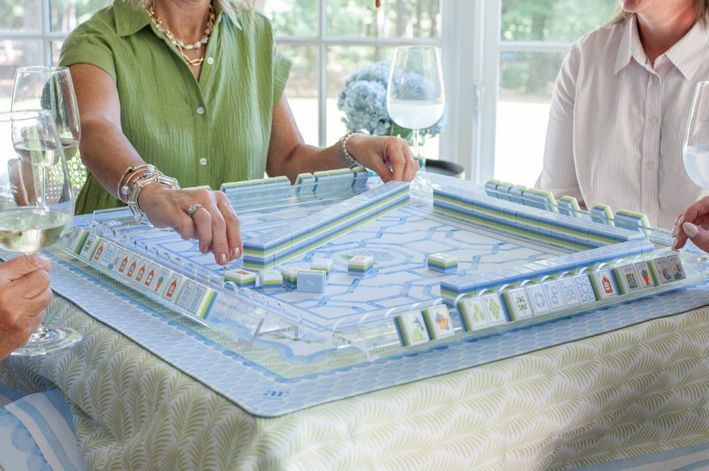 The House of Hydrangea Mahjong Tile Set