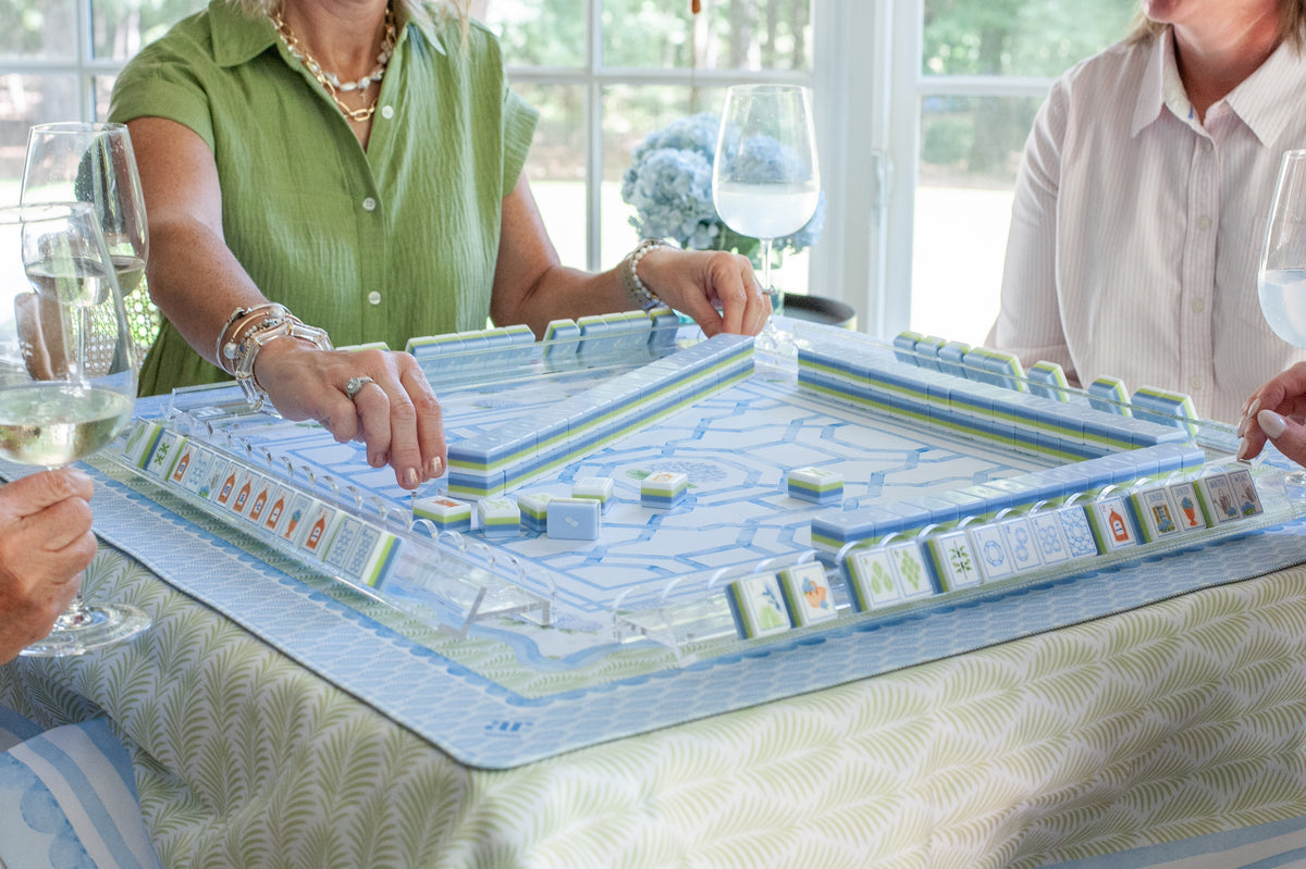 The House of Hydrangea Mahjong Tile Set