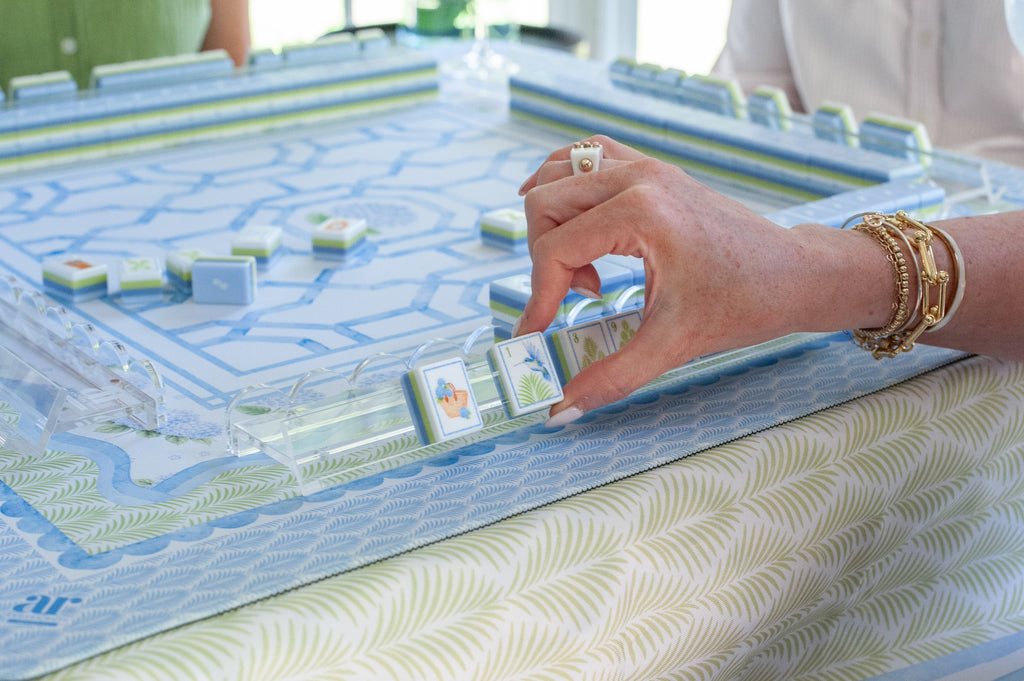 The House of Hydrangea Mahjong Tile Set