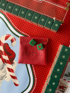 Holly Christmas Dice with Pouch Set | Dear Santa Collection