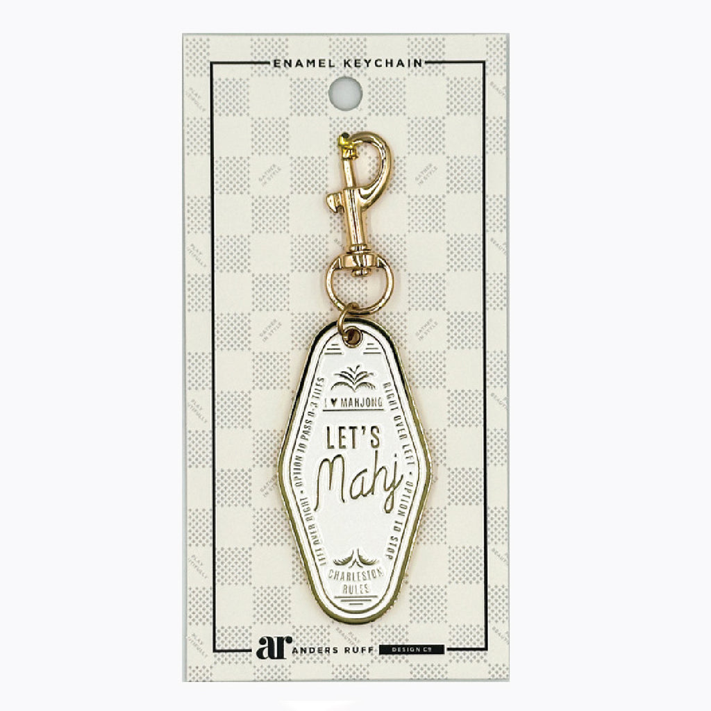 Let's Mahj Keychain Charm