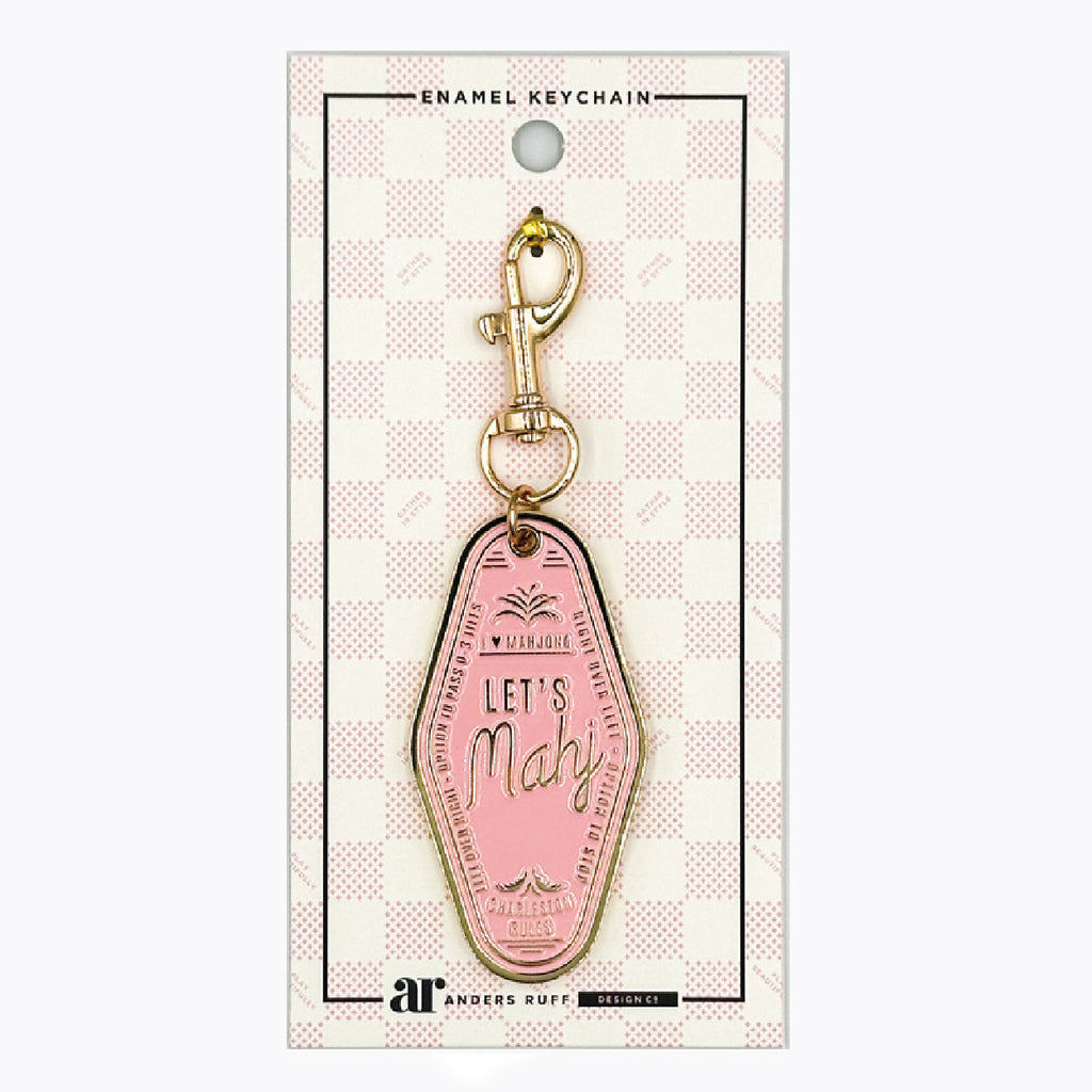 Let's Mahj Keychain Charm