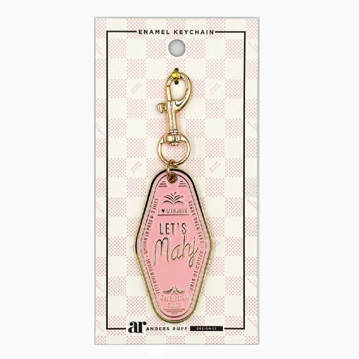 Let's Mahj Keychain Charm