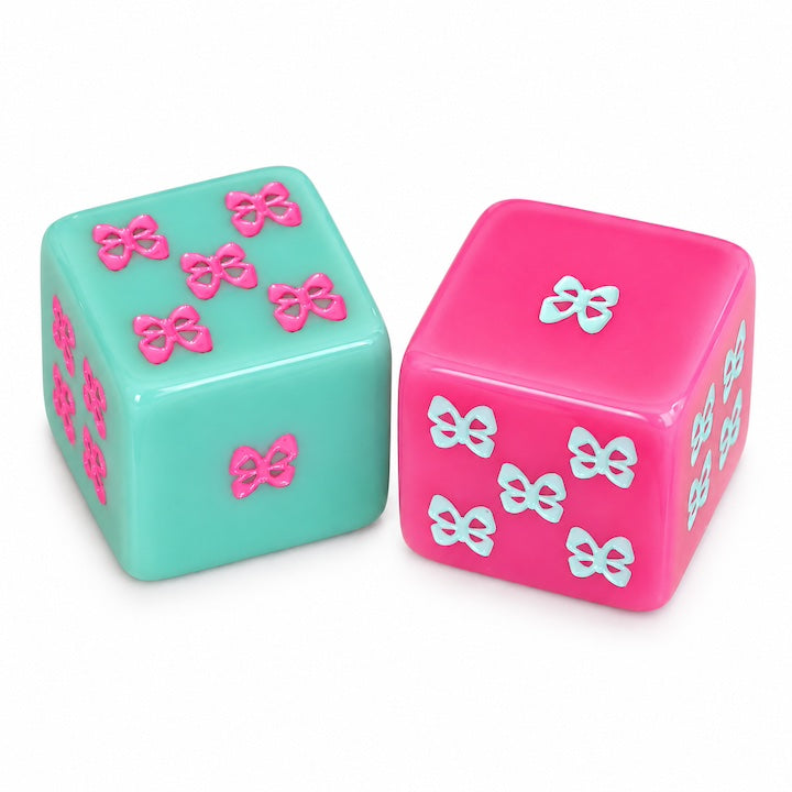 Mahj In Bloom Dice with Pouch Set
