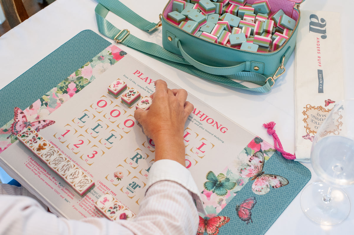 Mahj in Bloom Solo Play Mahjong Mat