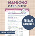 Modern American Mahjong Card Guide