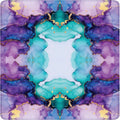 Purple & Aqua Marble Mahjong Mat