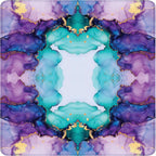 Purple & Aqua Marble Mahjong Mat