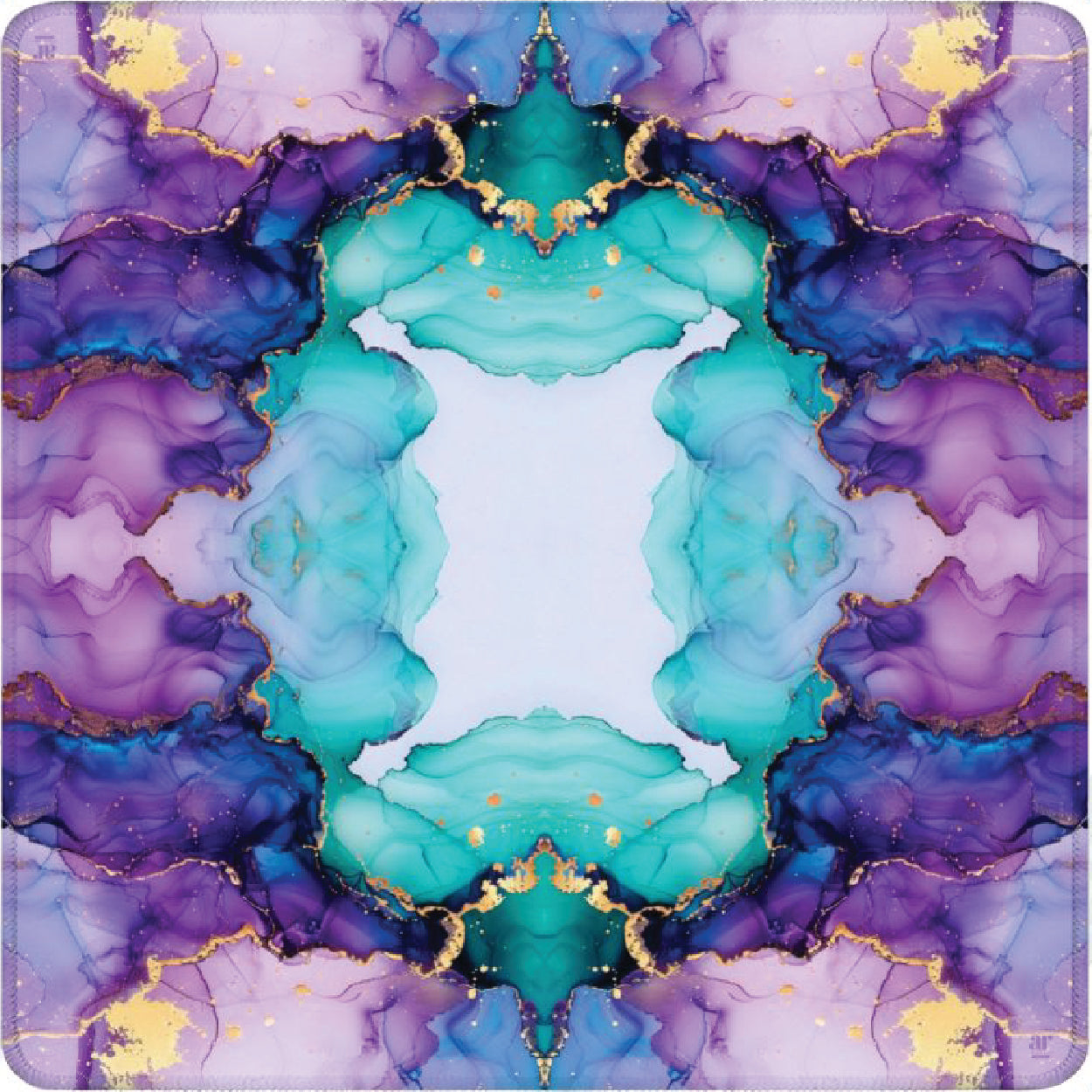 Purple & Aqua Marble Mahjong Mat