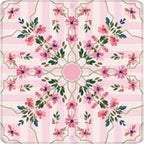 Floral Trellis Pink Mahjong Mat