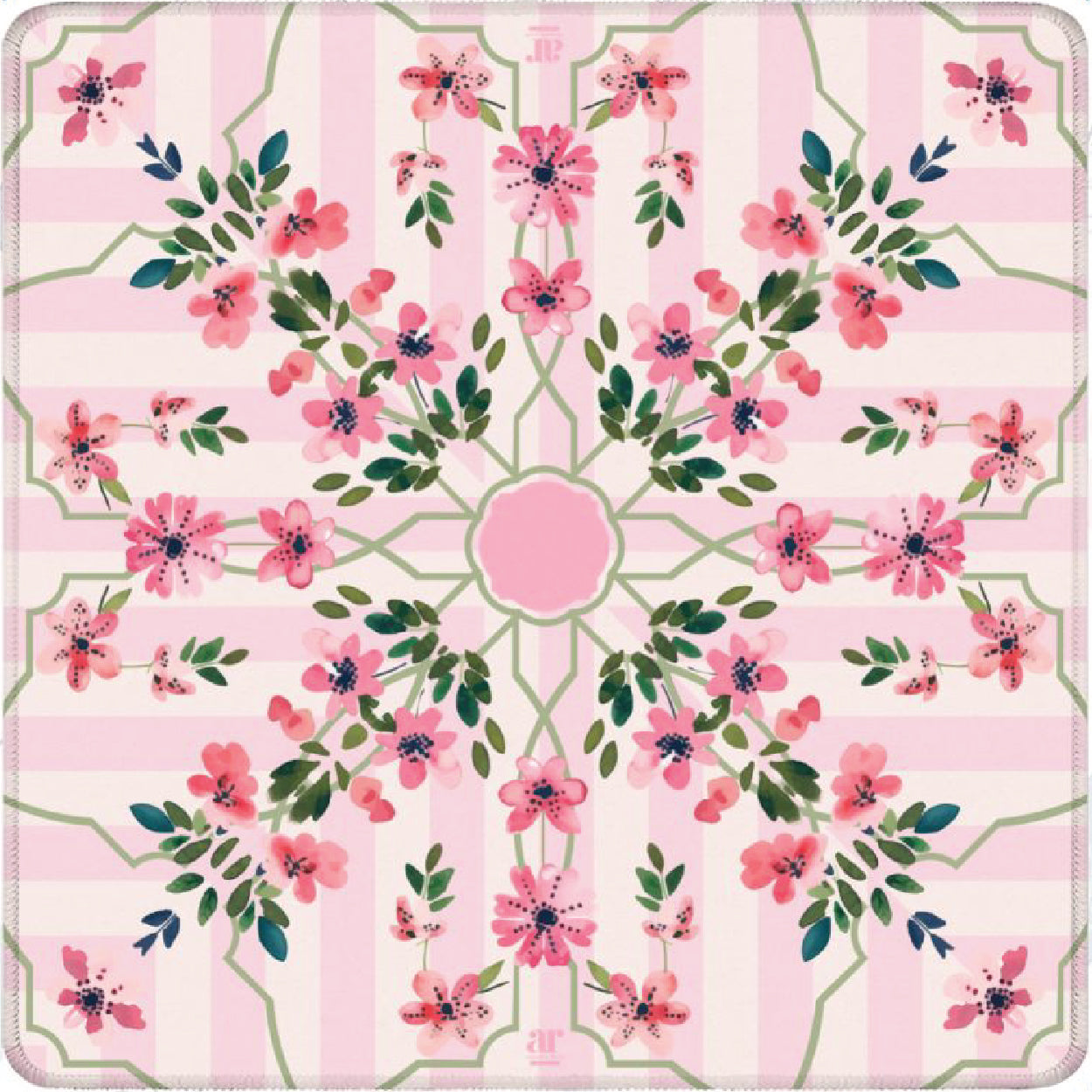 Floral Trellis Pink Mahjong Mat