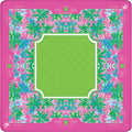 Palm Beach Tropical Pink Lime Mahjong Mat