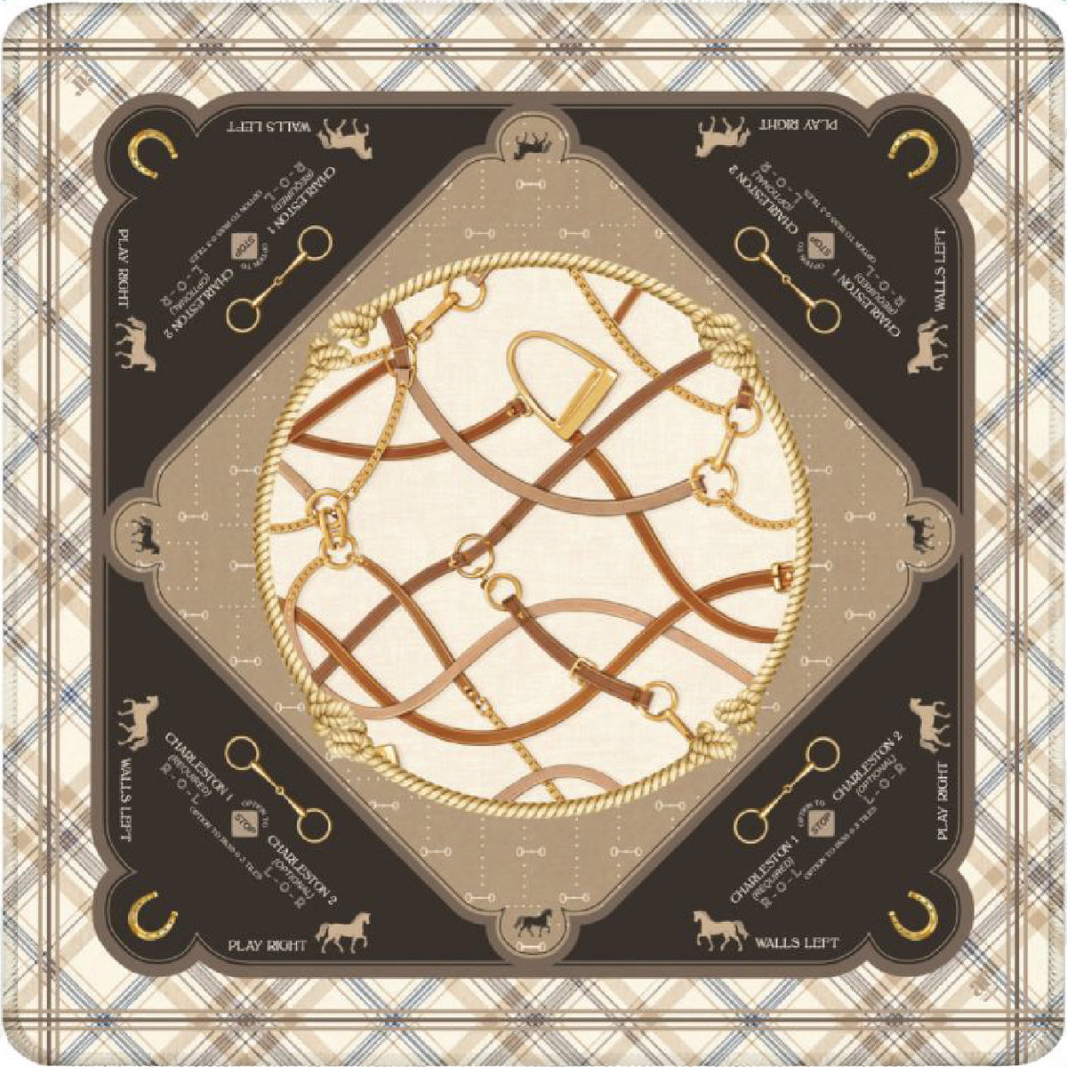 Anders Ruff Saddles & Silk Mahjong Mat