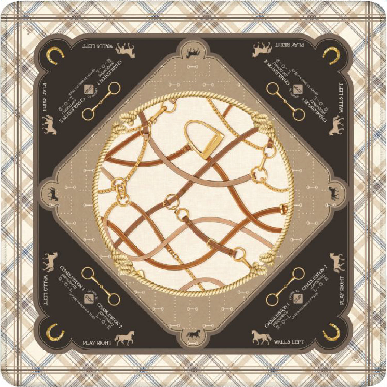Saddles & Silk Mahjong Mat